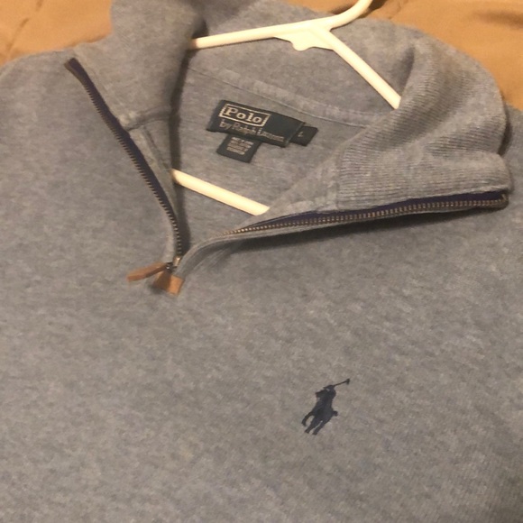 Ralph Lauren Polo quarter zip sweater - Picture 2 of 2